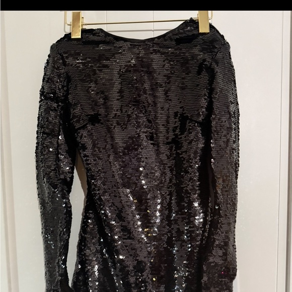 Frame Denim Black Sequin Dress - Picture 5 of 5